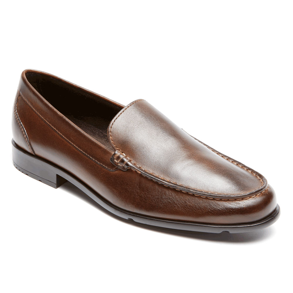 Rockport Mens Classic Venetian - Loafers Dark Brown - YEP837149